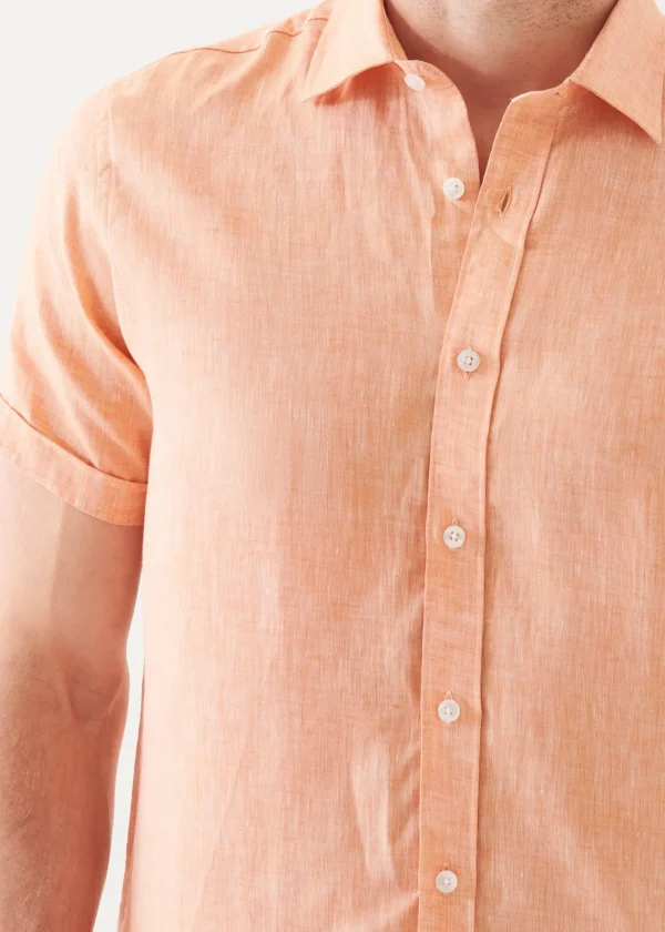 Short Sleeve Linen Shirt