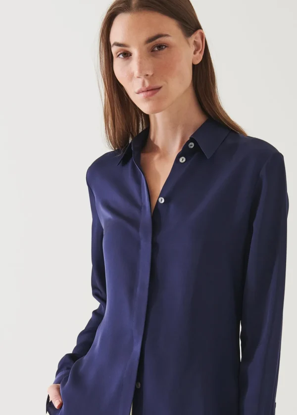 Slim Silk Shirt