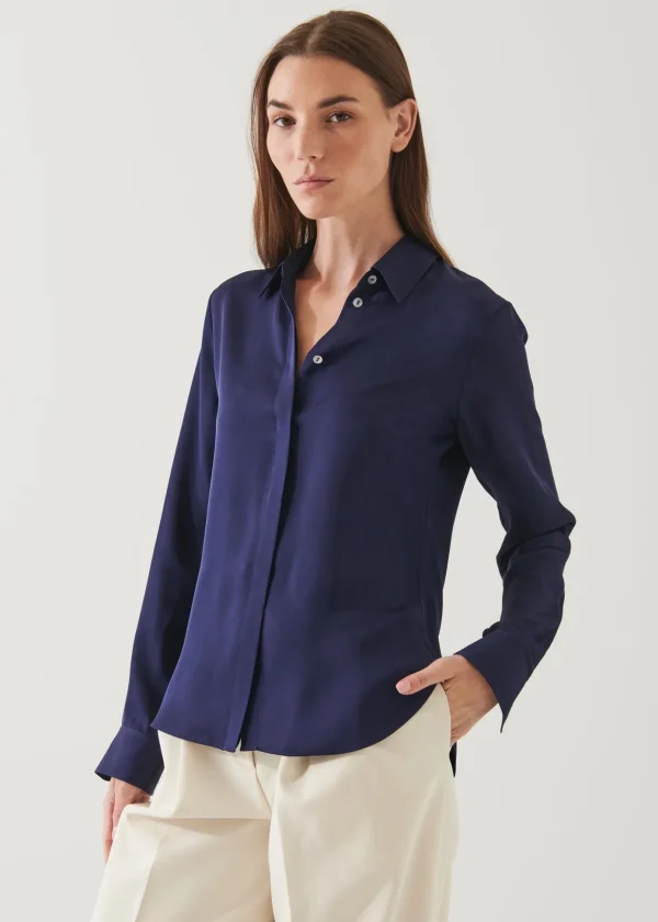 Slim Silk Shirt