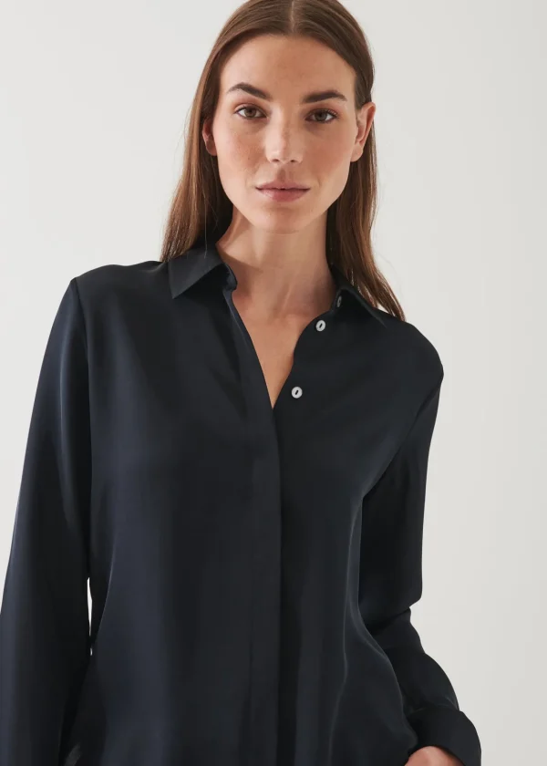 Slim Silk Shirt