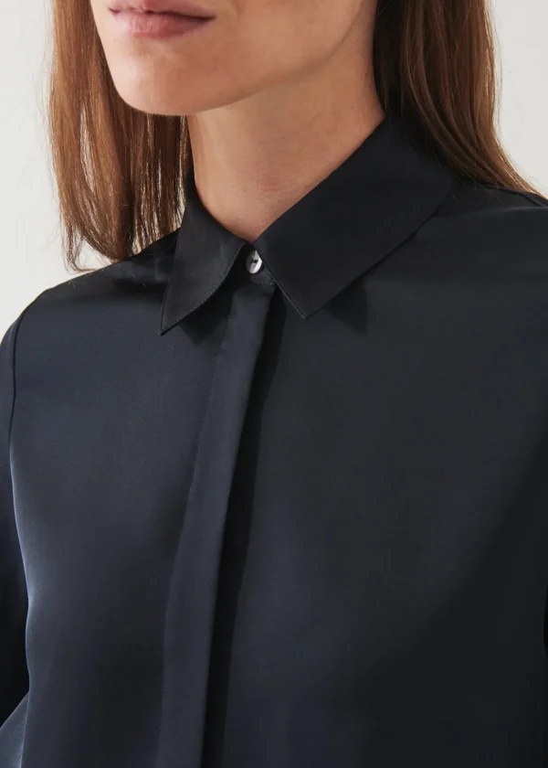 Slim Silk Shirt