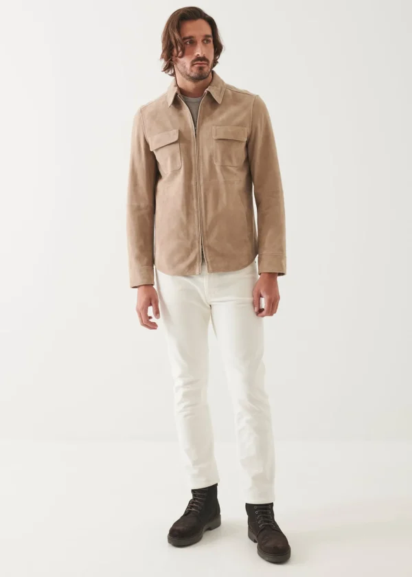 Suede Shirt Jacket