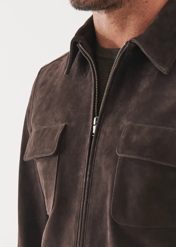 Suede Shirt Jacket