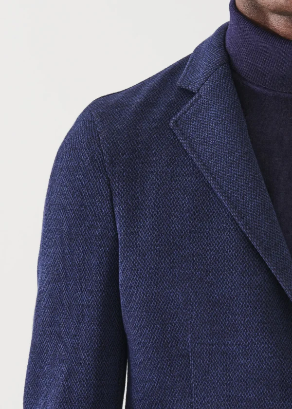 Textured Two Button Blazer