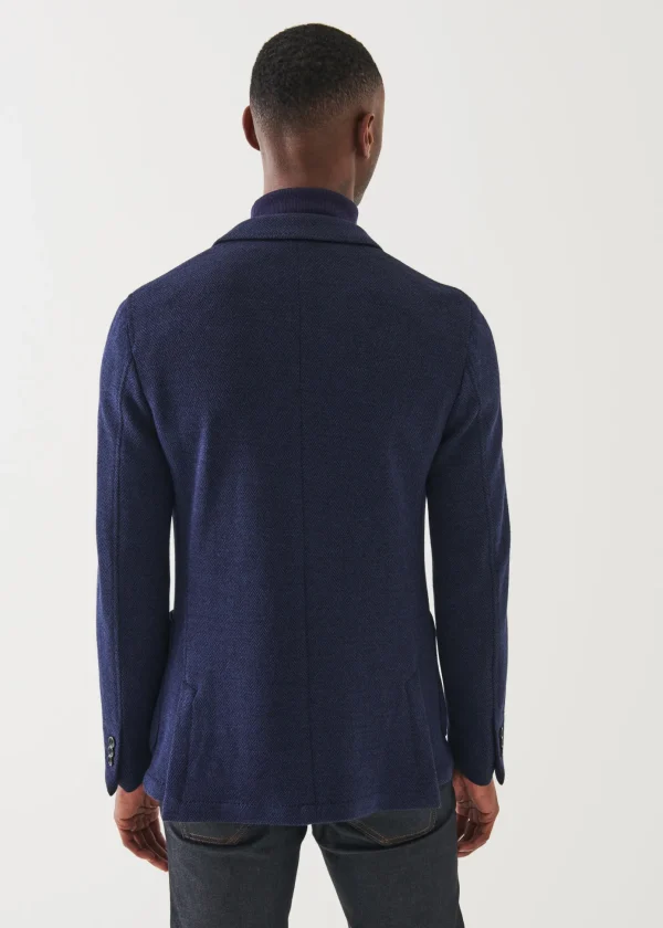 Textured Two Button Blazer