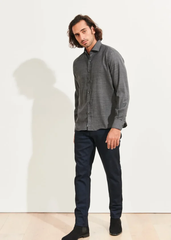 Wool Houndstooth Shirt