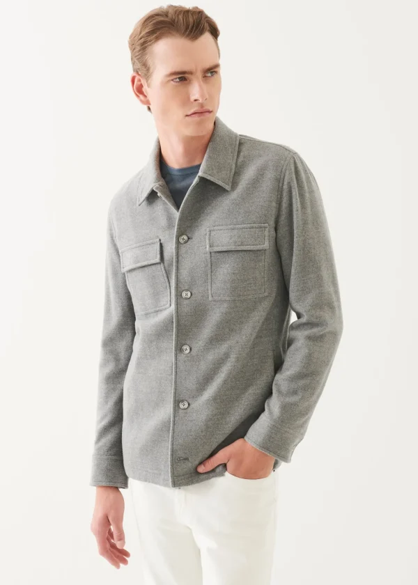 Wool Shirt Jacket