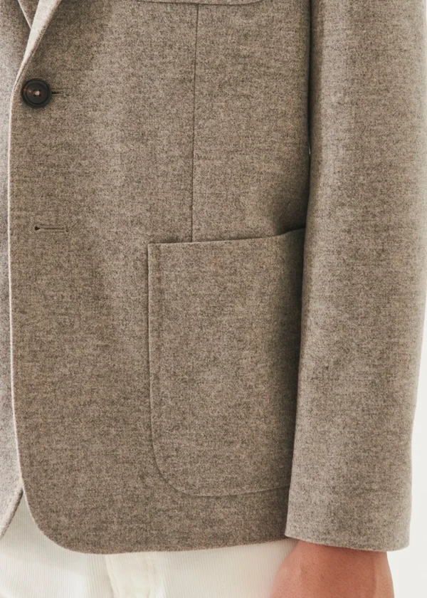 Wool Two-Button Blazer