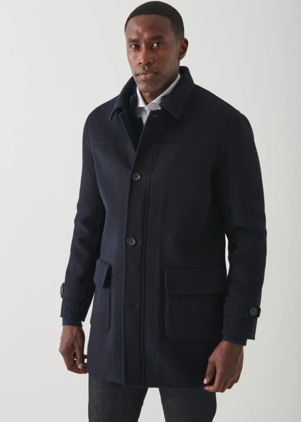 Wool-Cashmere Car Coat