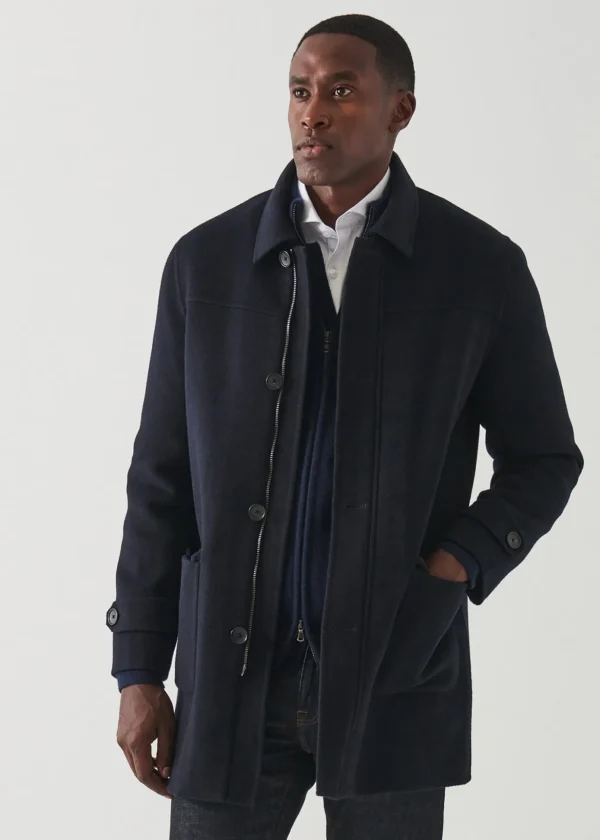 Wool-Cashmere Car Coat