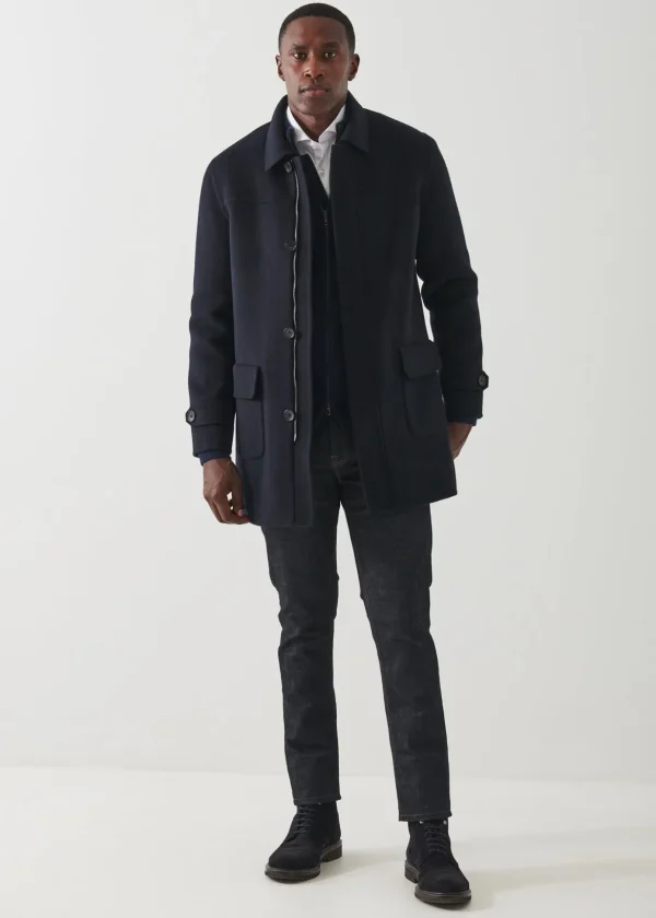 Wool-Cashmere Car Coat